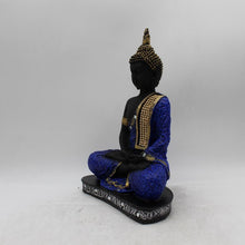 Load image into Gallery viewer, Buddha Sitting Medium,showpiece Decorative Statue Figurine God GiftBlack,Blue