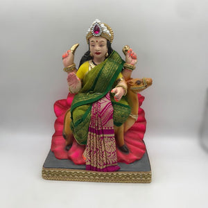 Ambe maa,Ambaji, Durga ma, Bengali Durga ma statue,idol,murti Green