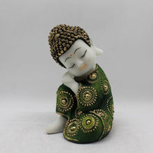 Load image into Gallery viewer, Buddha Sitting Medium,showpiece, Buddha, Baby buddha God Gift Green