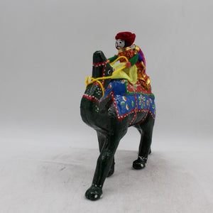 Cultural Rajasthani traditional couple with camel,Indian Rajasthani couple