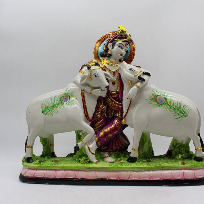Lord Krishna , Kanha, bal gopal Statue for Home & office decor, temple, diwali Pooja Multi Color