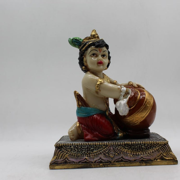 Lord Krishna , Kanha, bal gopal Statue for Home & office decor, temple, diwali Pooja Multi Color