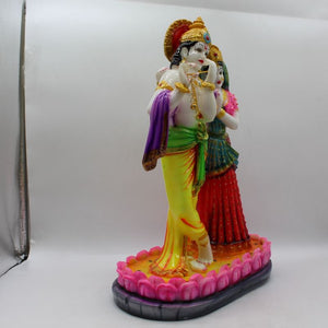 Indian Fiber Lord Radha Krishna Statue for Home & office decor, temple, diwali Pooja