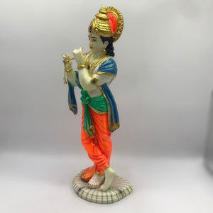 Lord Krishna Kanha Balgopal Shyam Madhava Murari Mohan Statue decoreMulti Color