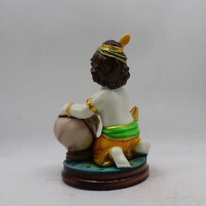 Lord Krishna , Kanha, bal gopal Statue for Home & office decor, temple, diwali Pooja White