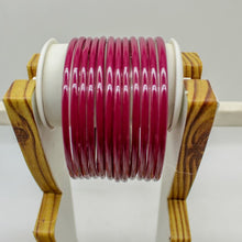 Load image into Gallery viewer, Indian Glass Bangles Bracelet For Women Indian Bangle Set Of 12