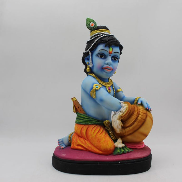 Lord Krishna , Kanha, bal gopal Statue for Home & office decor, temple, diwali Pooja Multi Color