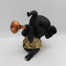Load image into Gallery viewer, Ganesh Ganesha Ganpati Ganapati Hindu God Hindu God Ganesh fiber idolBlack