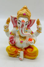 Load image into Gallery viewer, Indian Fiber Lord Ganesha Statue for Home &amp; office decor, temple, diwali Pooja